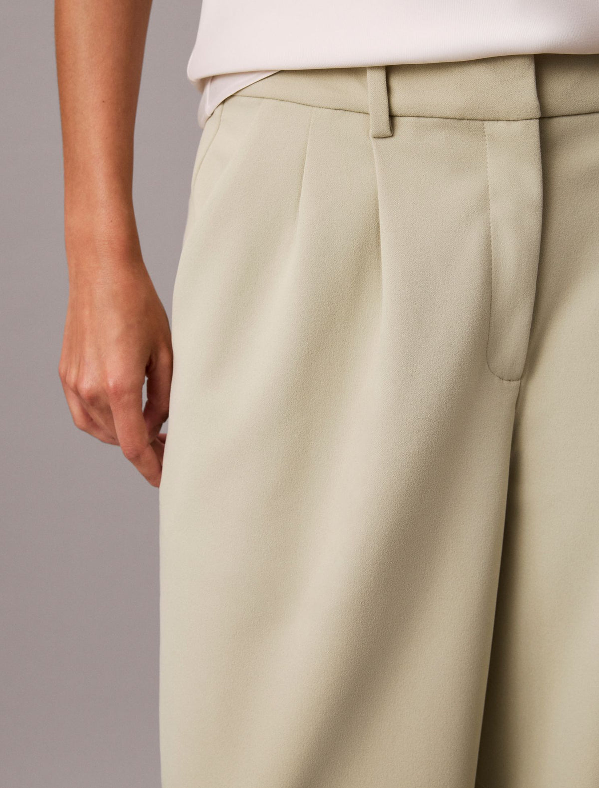 Calvin Klein Stretch Crepe Trousers