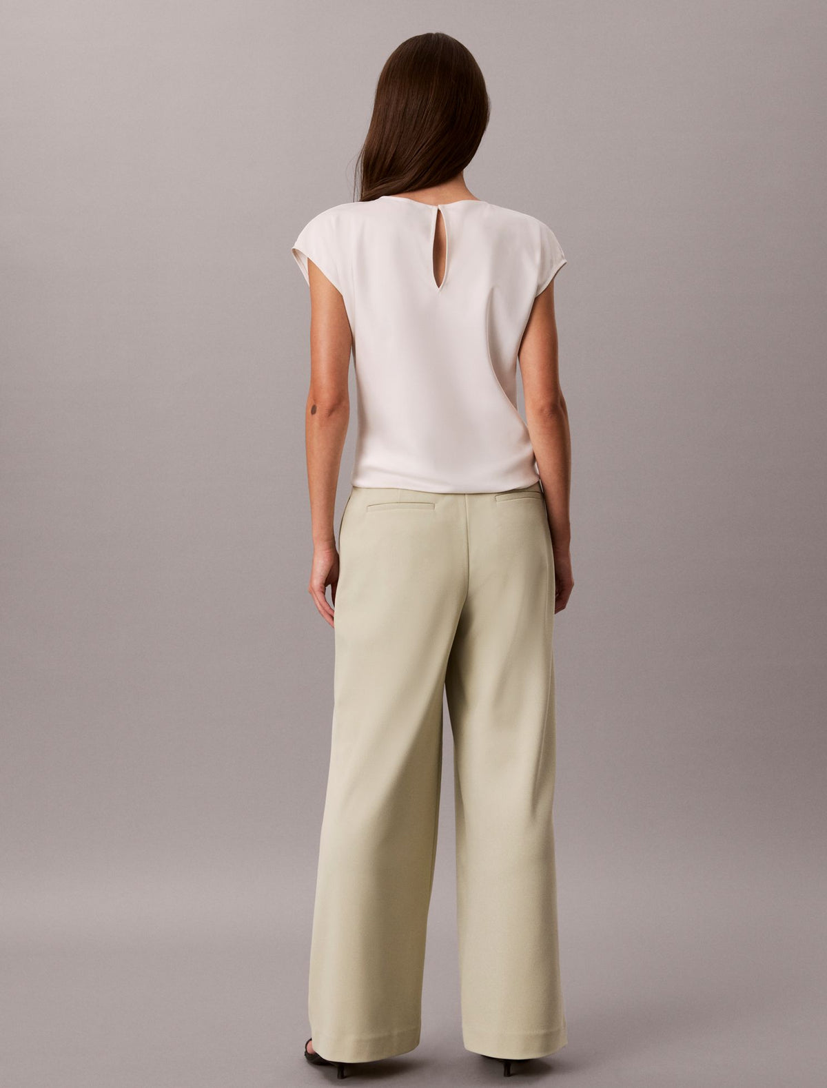 Calvin Klein Stretch Crepe Trousers