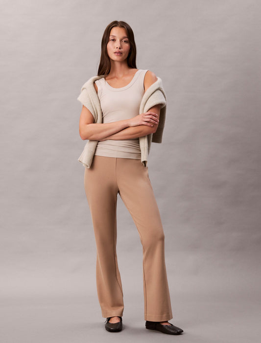 Calvin Klein Ponte Slim Flared Pants