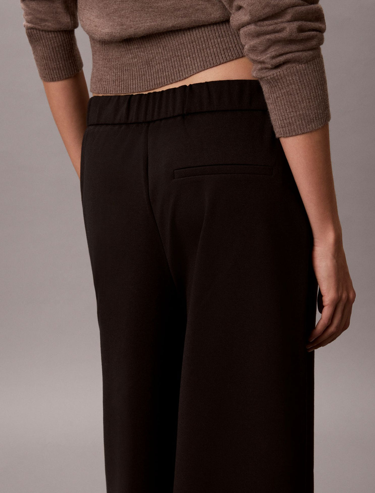Calvin Klein Ponte Wide Leg Pants