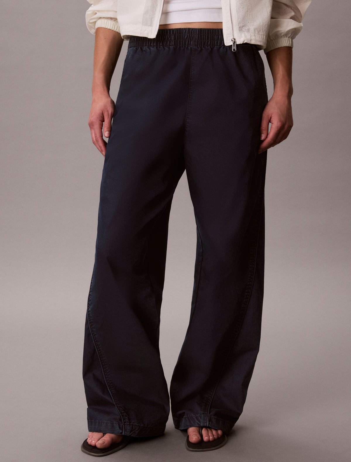 Calvin Klein Denim Parachute Pants