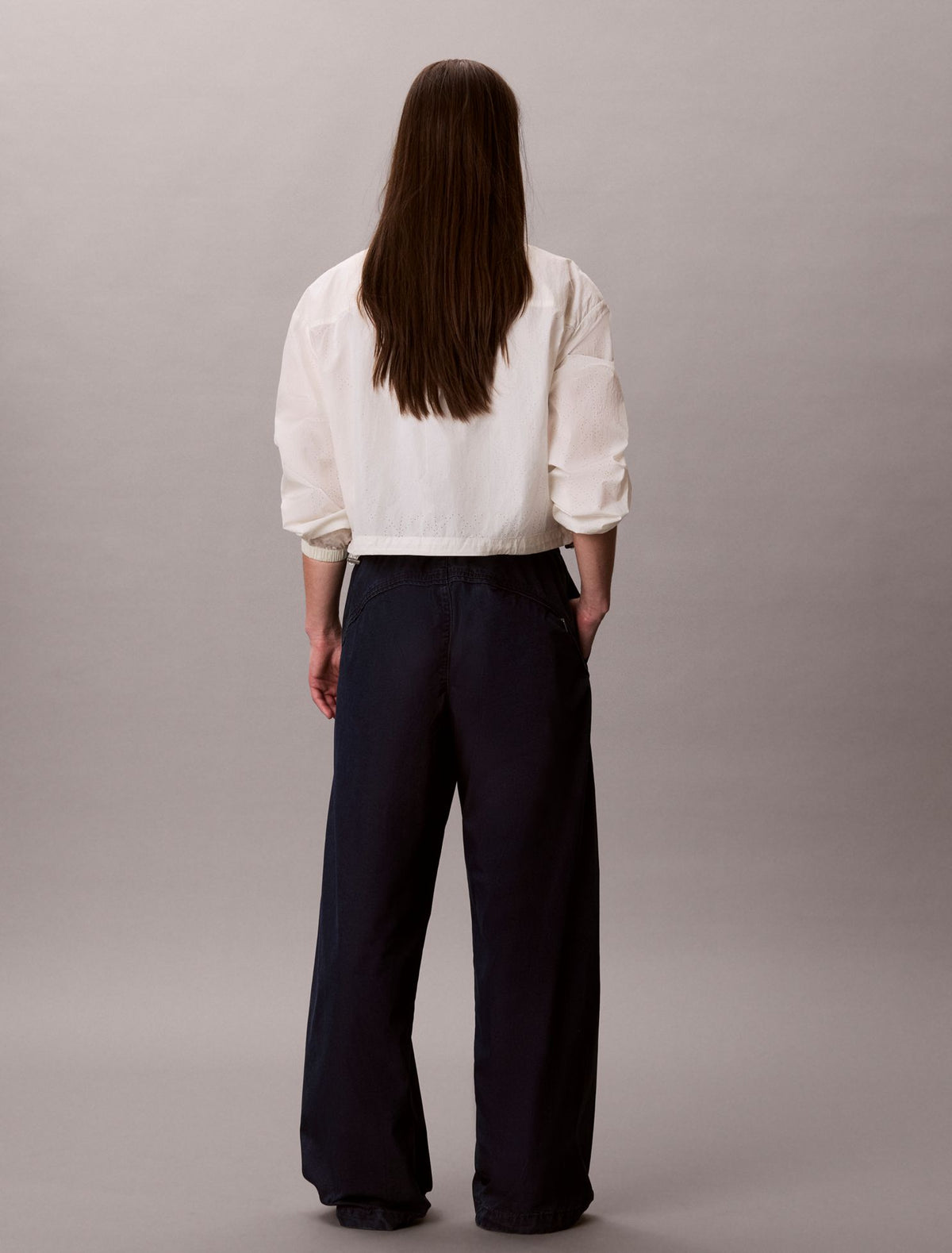 Calvin Klein Denim Parachute Pants