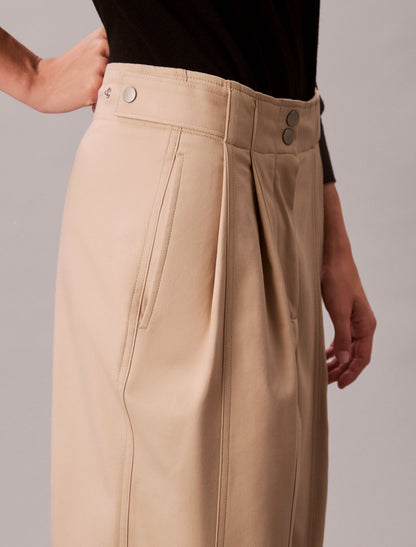 Calvin Klein Adjustable Wide Leg Chino Pants