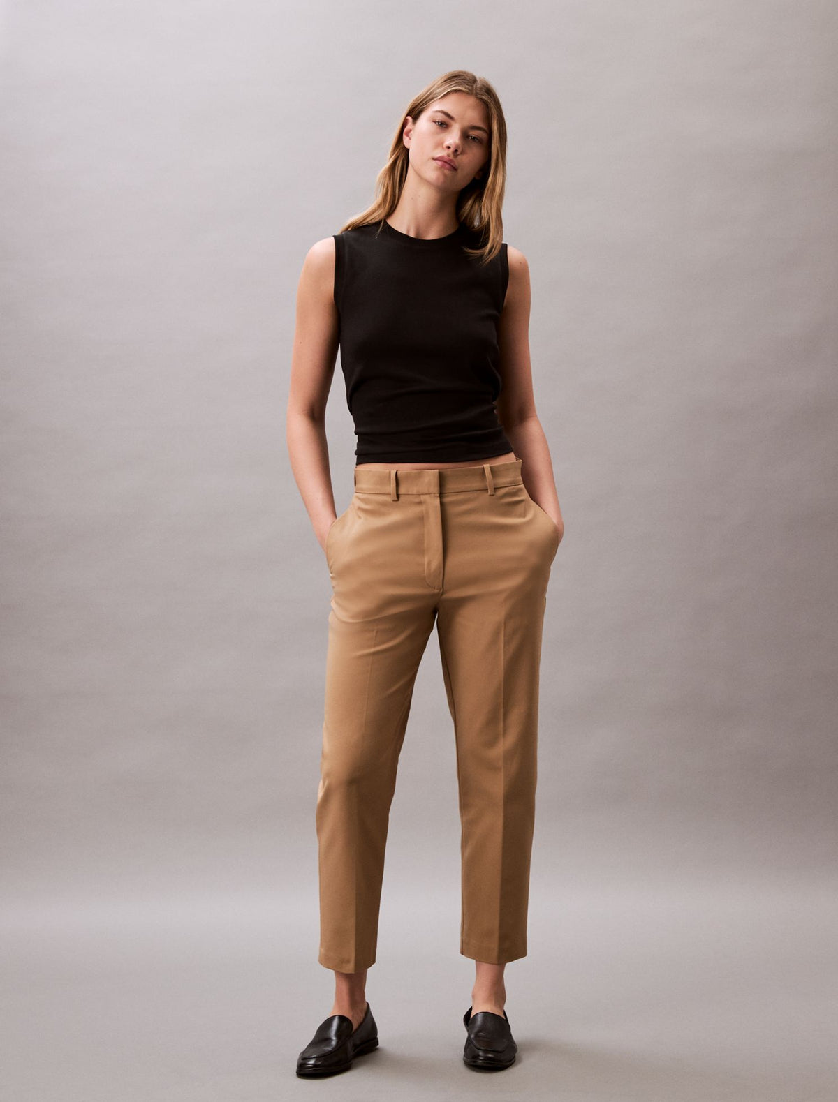 Calvin Klein Cotton Stretch Straight Fit Chino Pants