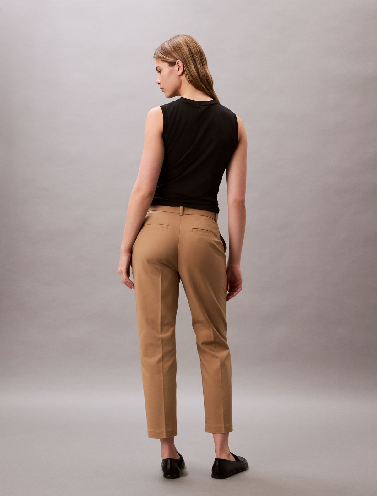 Calvin Klein Cotton Stretch Straight Fit Chino Pants