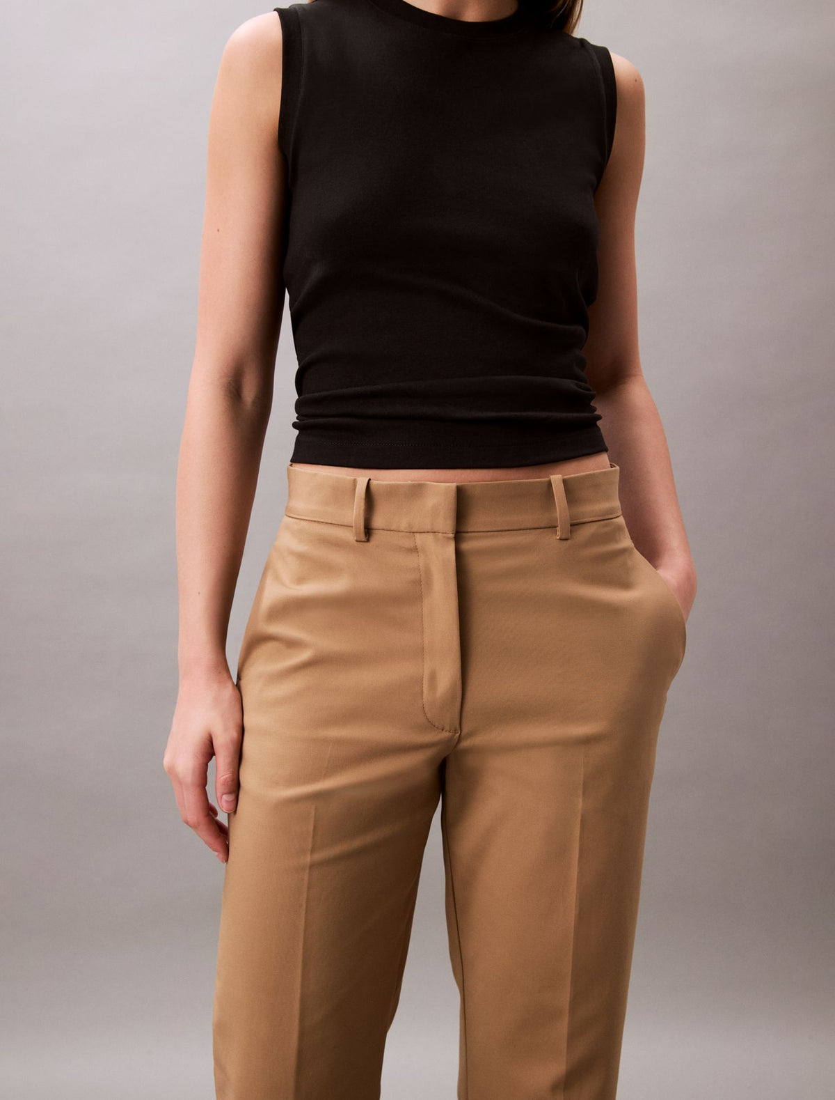 Calvin Klein Cotton Stretch Straight Fit Chino Pants