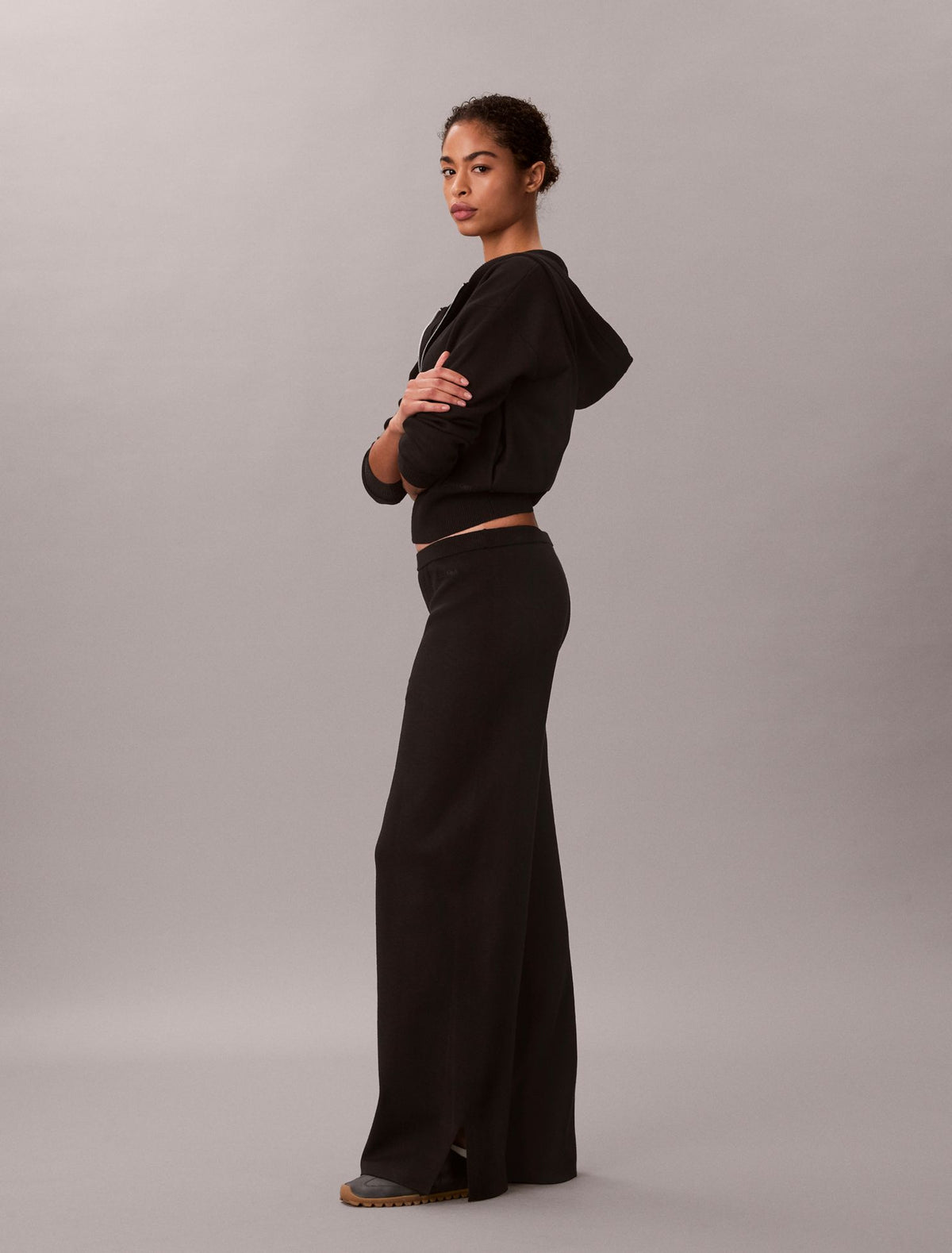 Calvin Klein Relaxed Knit Wide Leg Pants