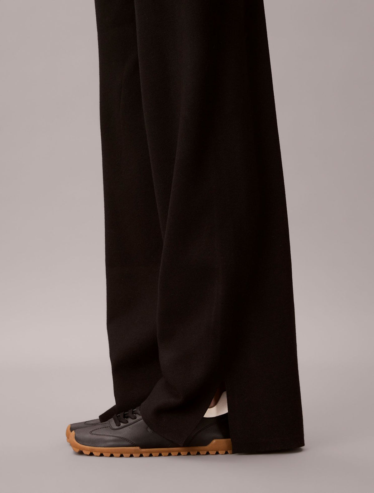 Calvin Klein Relaxed Knit Wide Leg Pants