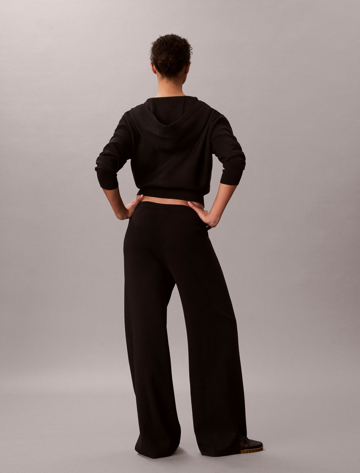 Calvin Klein Relaxed Knit Wide Leg Pants