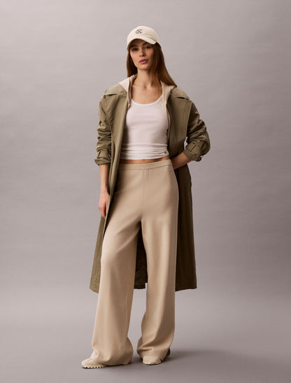 Calvin Klein Relaxed Knit Wide Leg Pants
