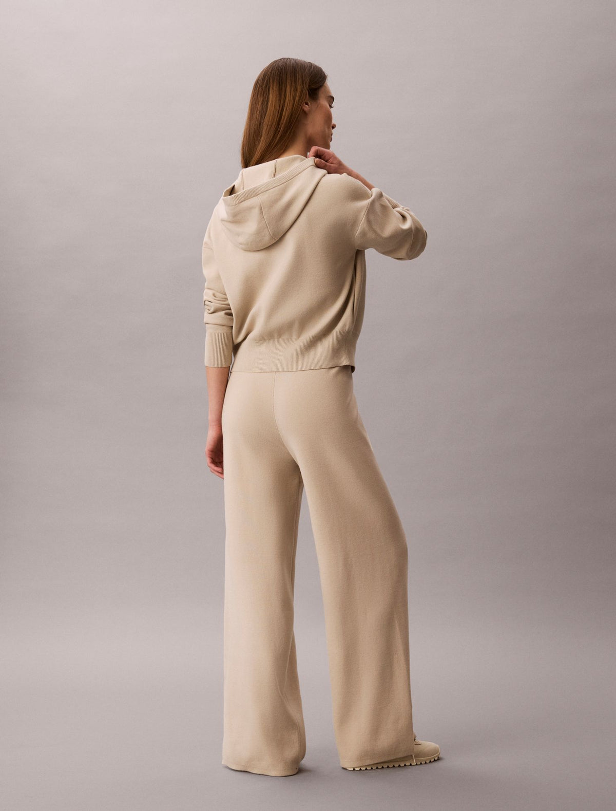 Calvin Klein Relaxed Knit Wide Leg Pants