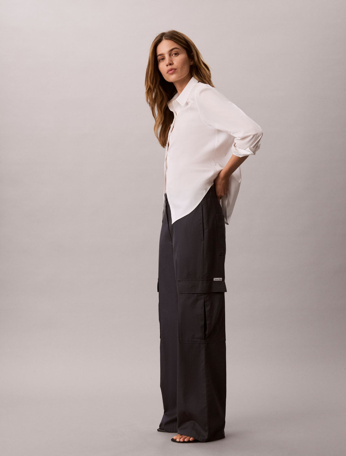 Calvin Klein Cotton Stretch Twill Cargo Pants