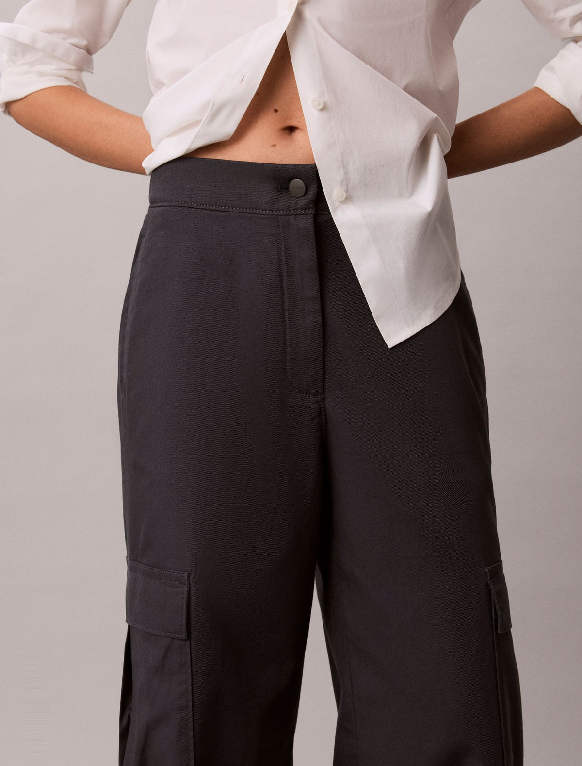 Calvin Klein Cotton Stretch Twill Cargo Pants