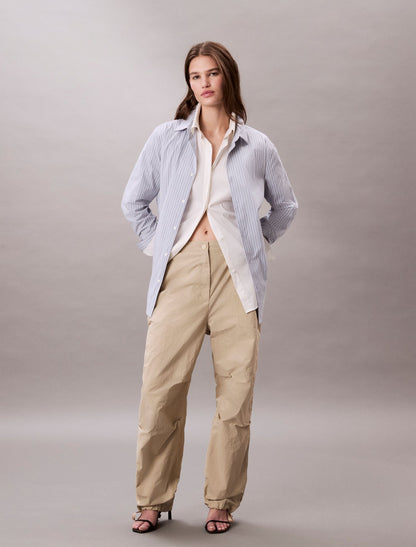 Calvin Klein Crinkle Nylon Parachute Pants