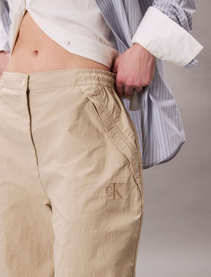 Calvin Klein Crinkle Nylon Parachute Pants
