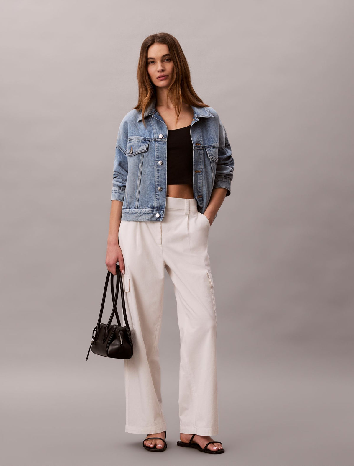 Calvin Klein Cotton Stretch Twill Cargo Pants