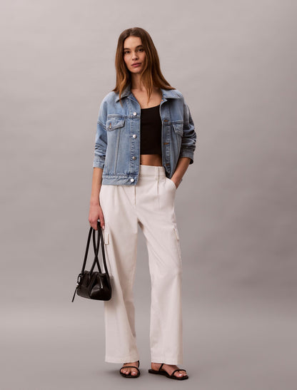 Calvin Klein Cotton Stretch Twill Cargo Pants