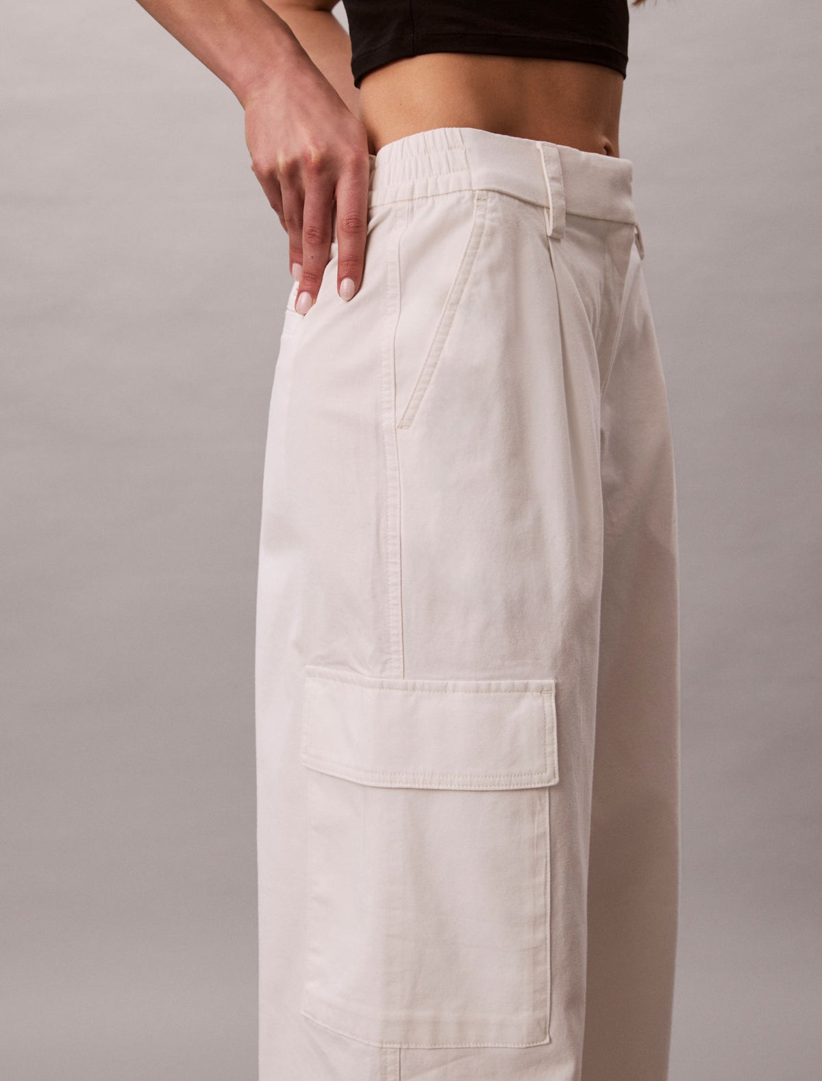 Calvin Klein Cotton Stretch Twill Cargo Pants