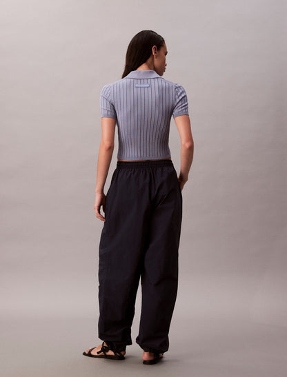 Calvin Klein Crinkle Nylon Parachute Pants