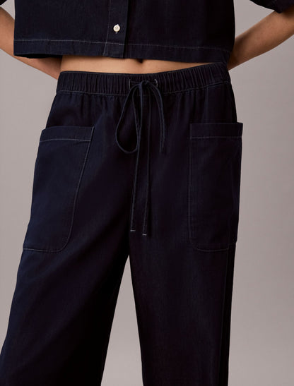 Calvin Klein Cotton Lyocell Pull-On Cargo Pants