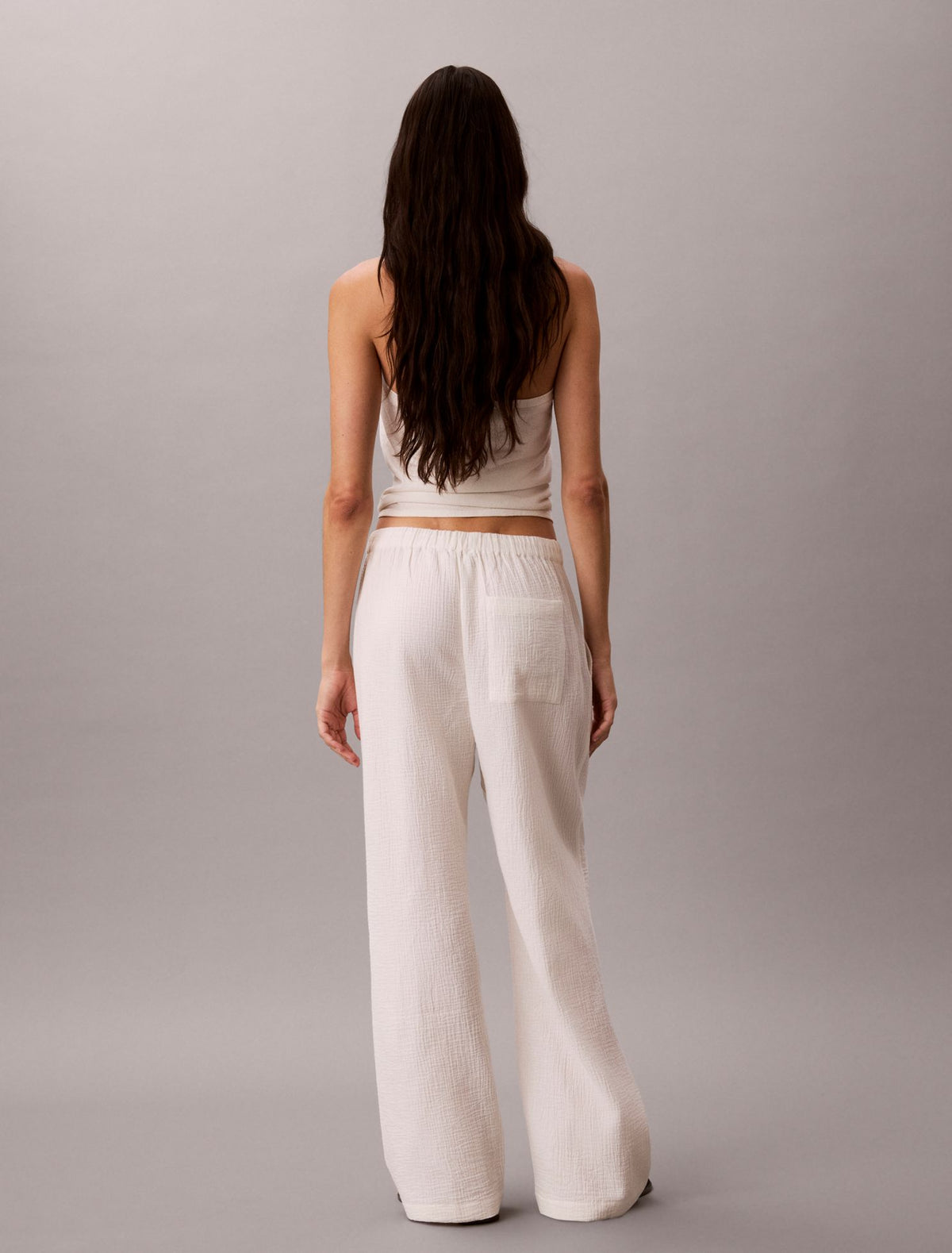 Calvin Klein Double Gauze Pull-On Pants