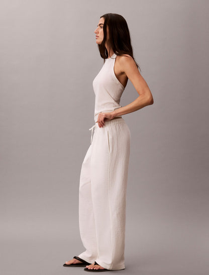 Calvin Klein Double Gauze Pull-On Pants