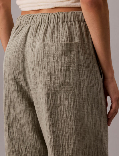 Calvin Klein Double Gauze Pull-On Pants
