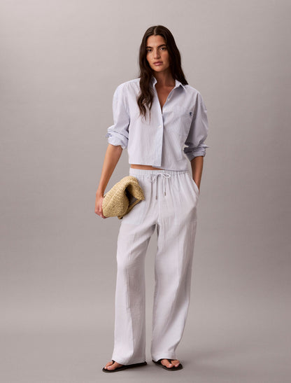 Calvin Klein Double Gauze Pull-On Pants
