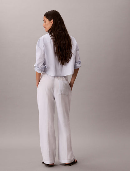 Calvin Klein Double Gauze Pull-On Pants
