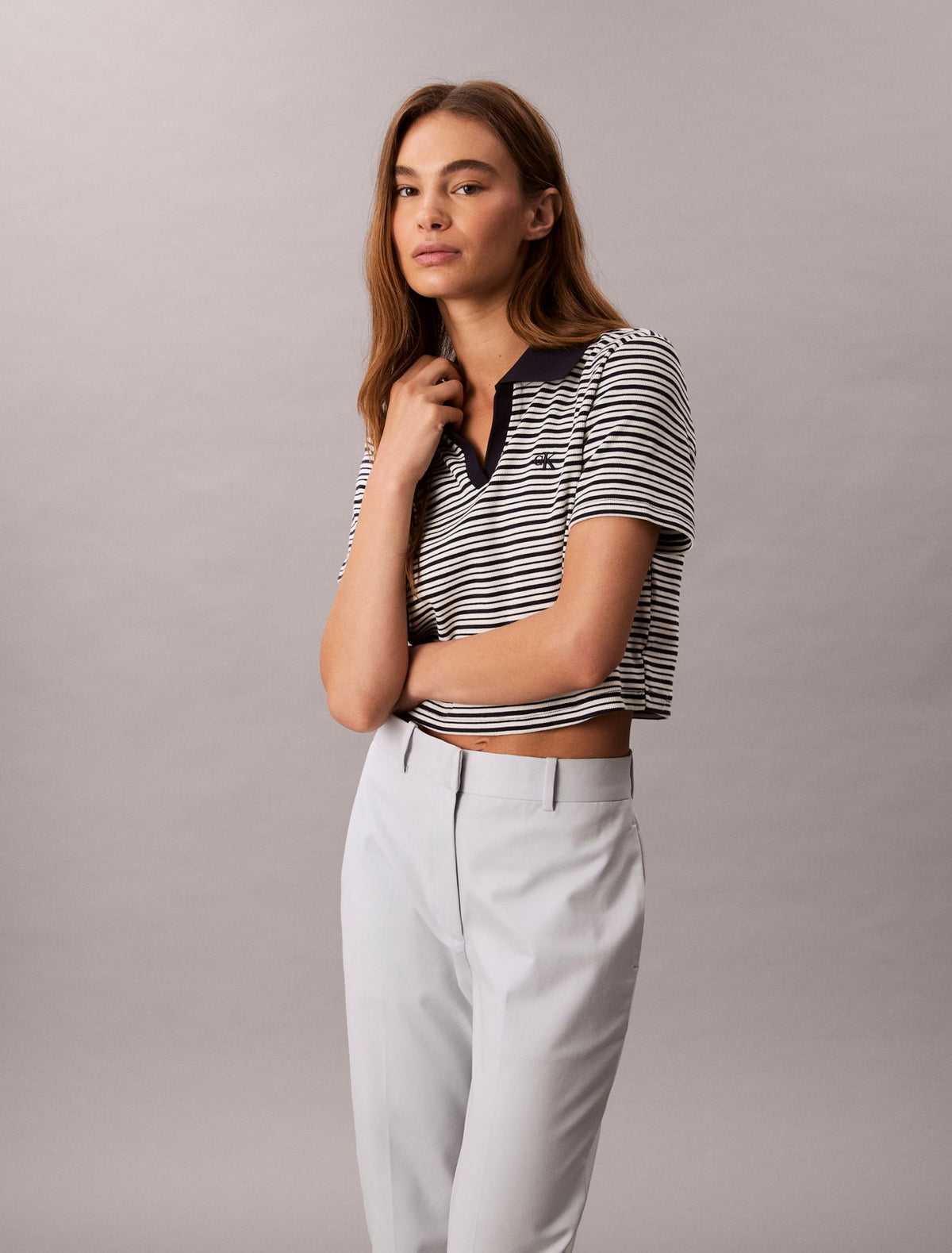 Calvin Klein Cotton Stretch Straight Fit Chino Pants
