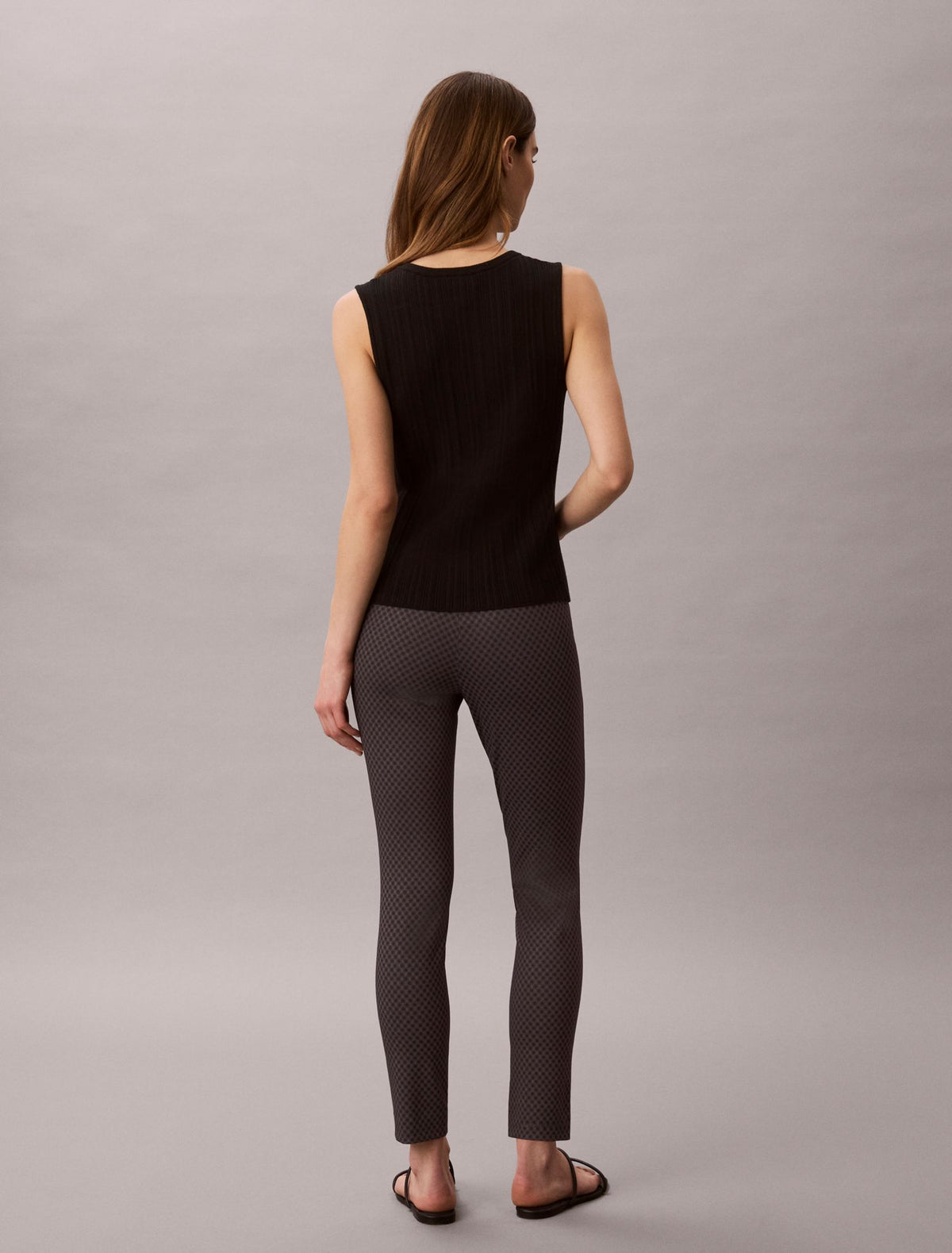 Calvin Klein Ponte Print Skinny Fit Pants