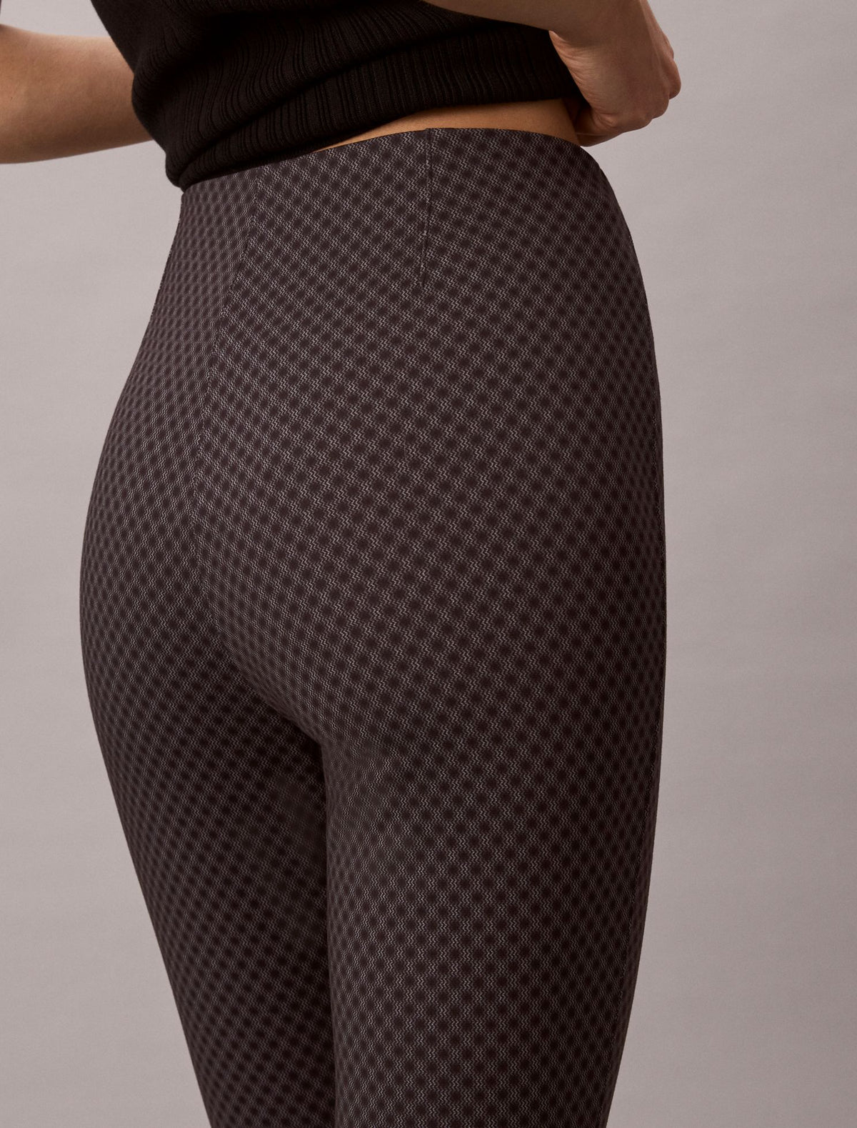 Calvin Klein Ponte Print Skinny Fit Pants