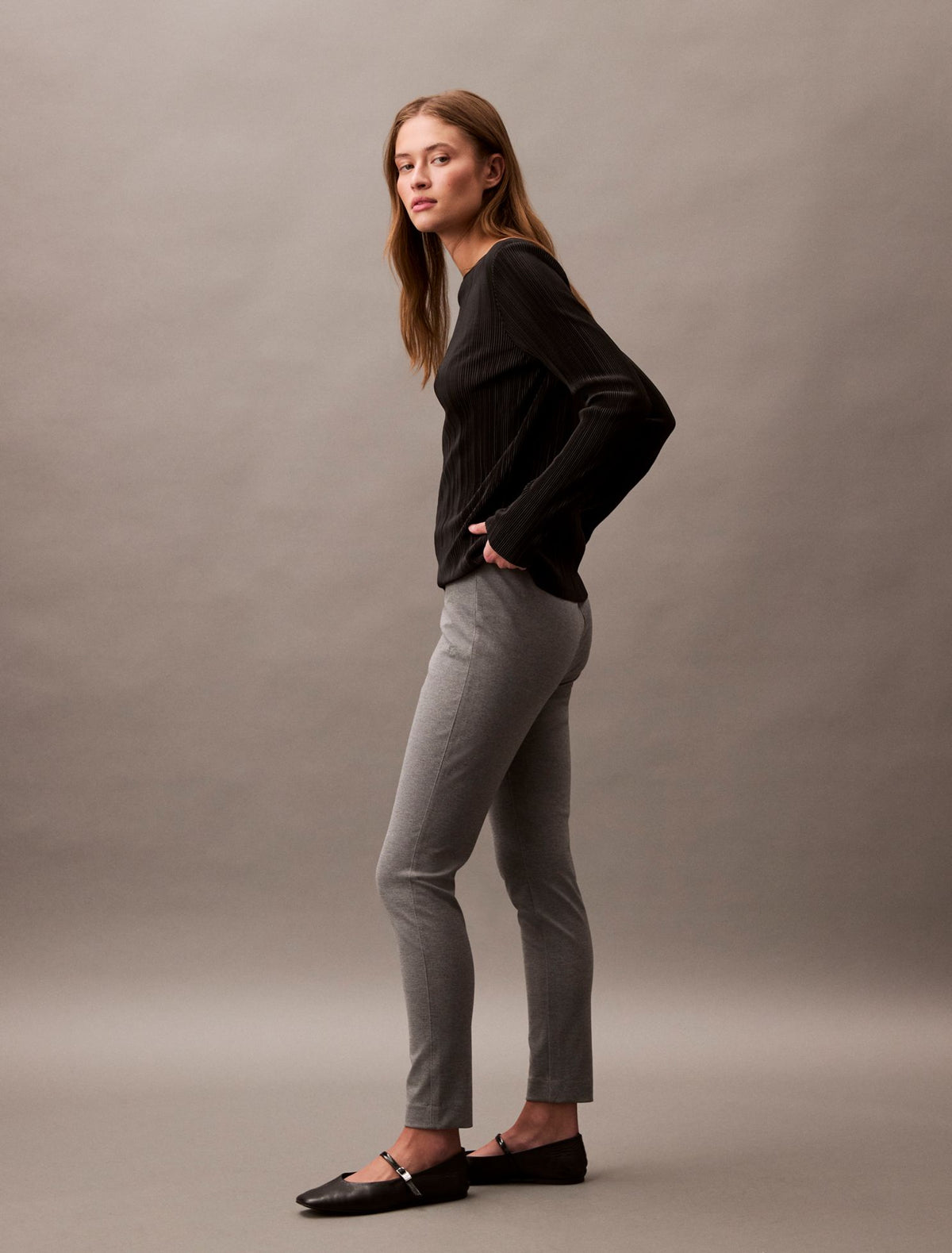 Calvin Klein Ponte Skinny Fit Pants