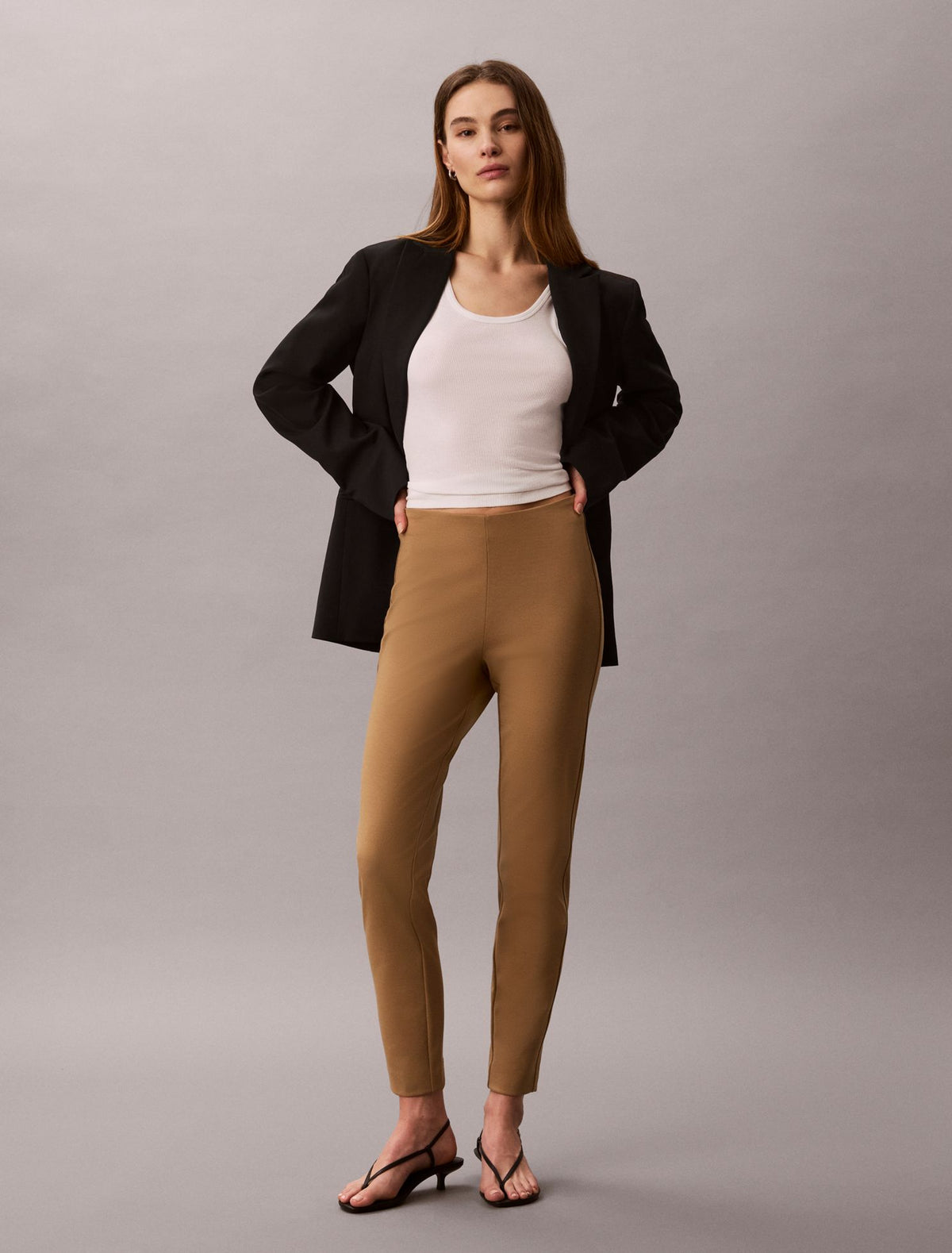Calvin Klein Ponte Skinny Fit Pants