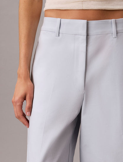 Calvin Klein Wide Leg Cropped Chino Pant