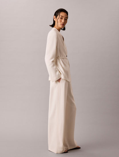 Calvin Klein Textured Straight Pants