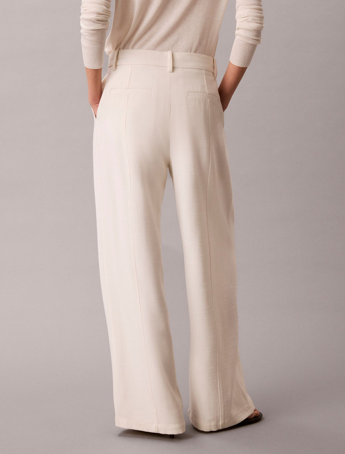 Calvin Klein Textured Straight Pants