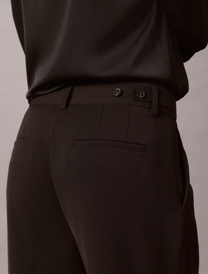 Calvin Klein Twill Wide Leg Pants