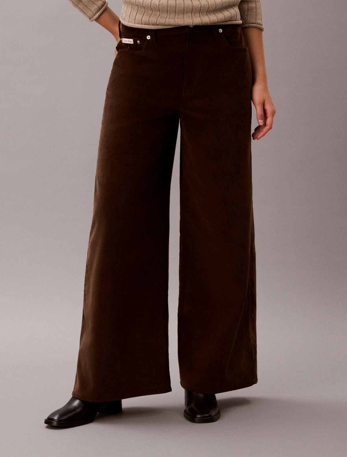 Calvin Klein Corduroy Wide Leg Pants