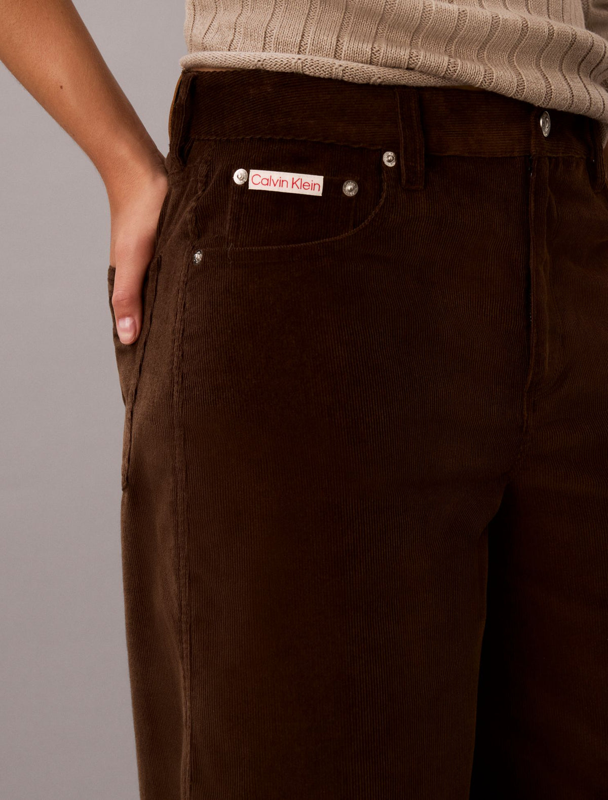 Calvin Klein Corduroy Wide Leg Pants