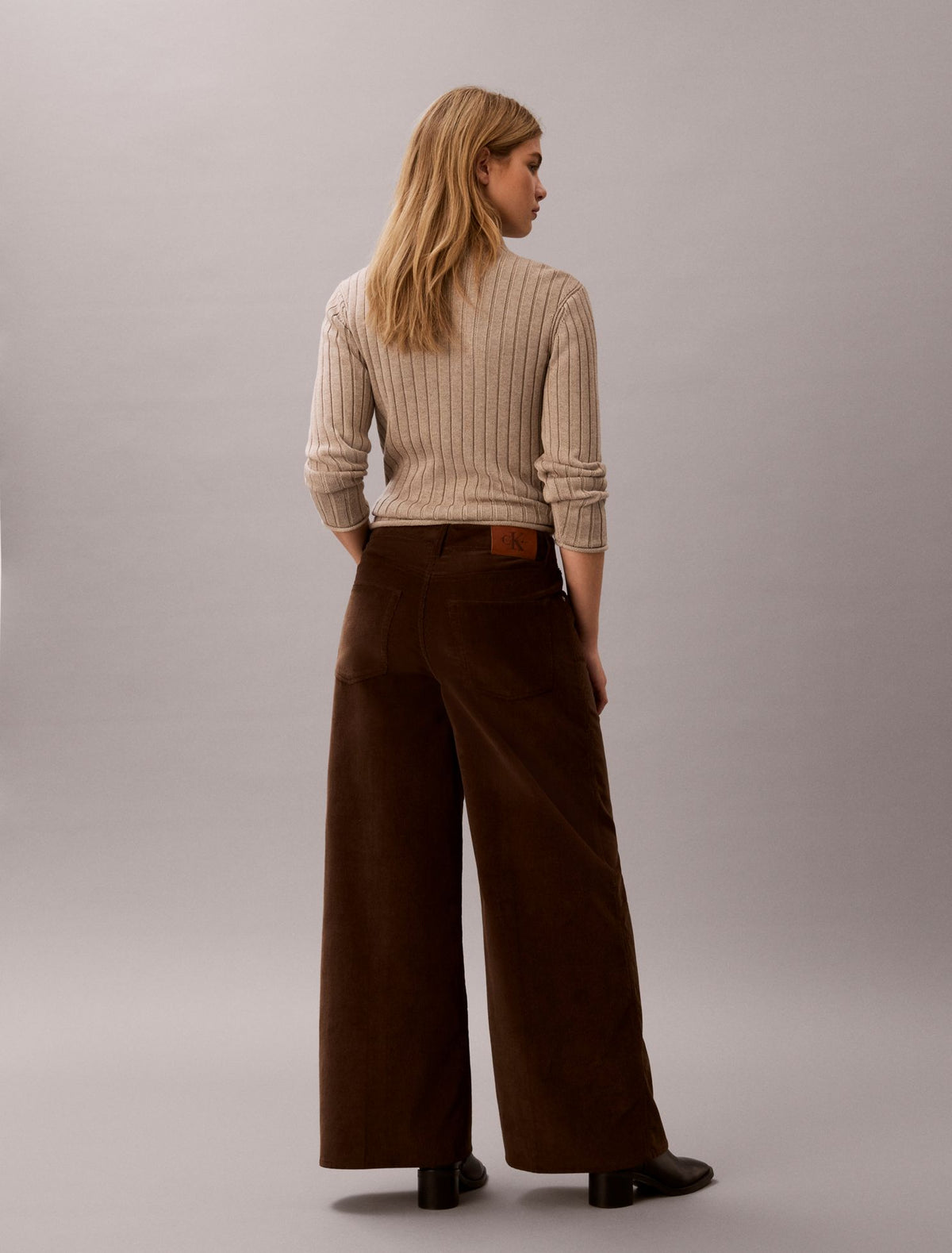 Calvin Klein Corduroy Wide Leg Pants