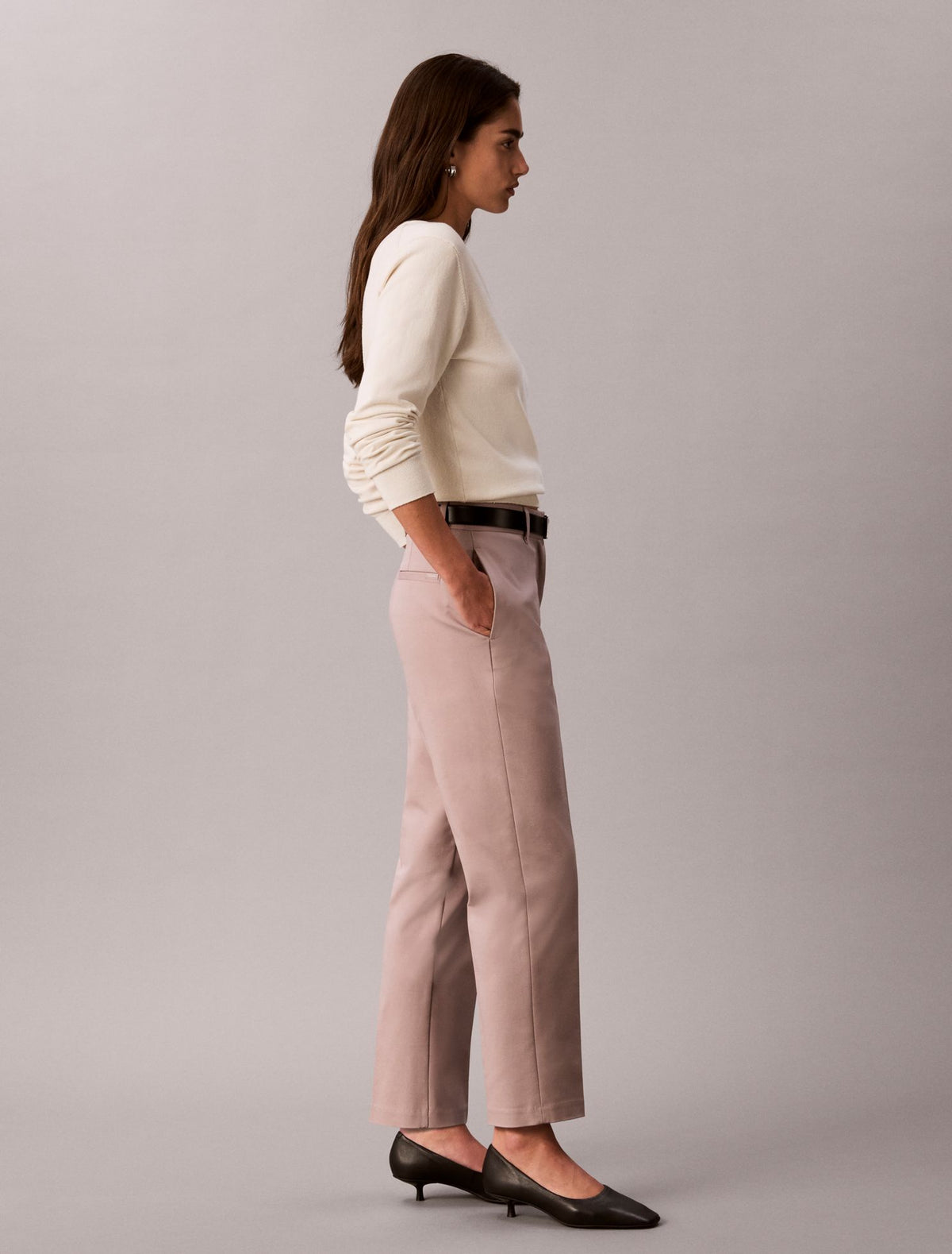 Calvin Klein Cotton Stretch Straight Fit Chino Pants