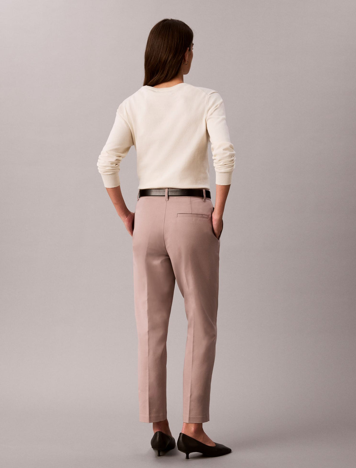 Calvin Klein Cotton Stretch Straight Fit Chino Pants