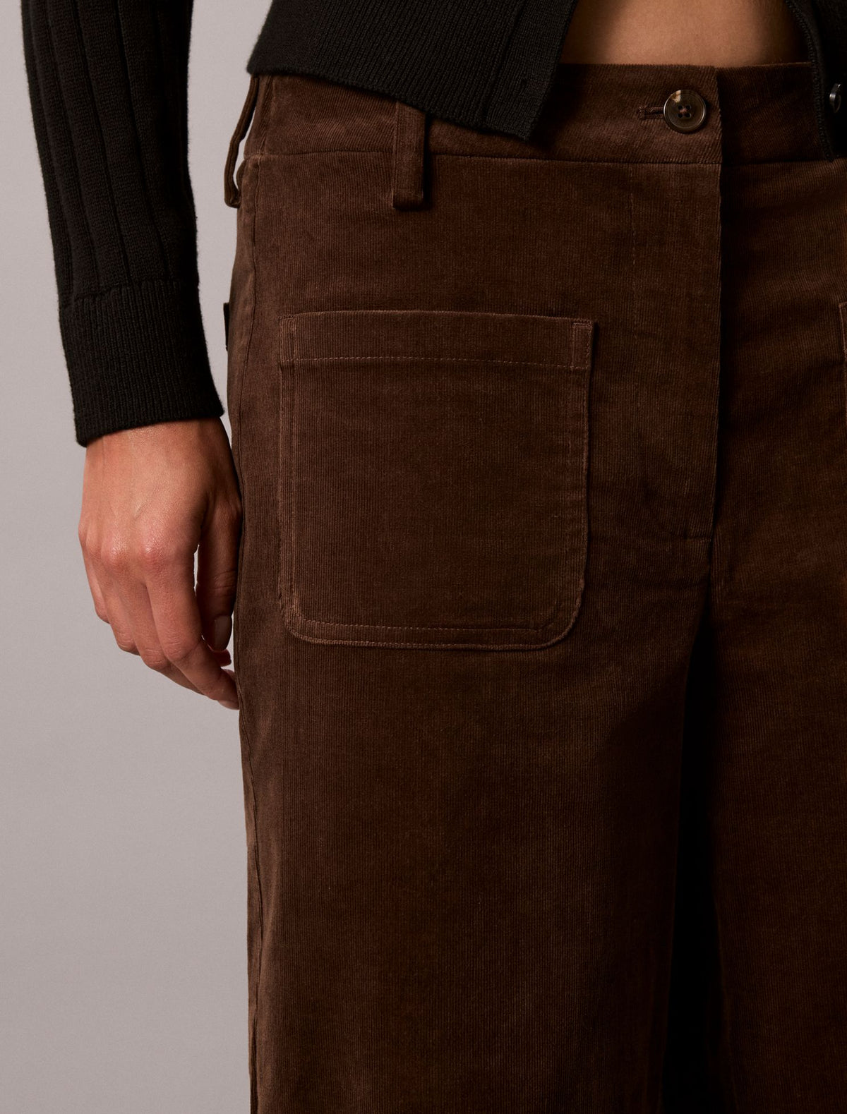 Calvin Klein Corduroy Wide Leg Pants