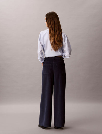 Calvin Klein Corduroy Wide Leg Pants
