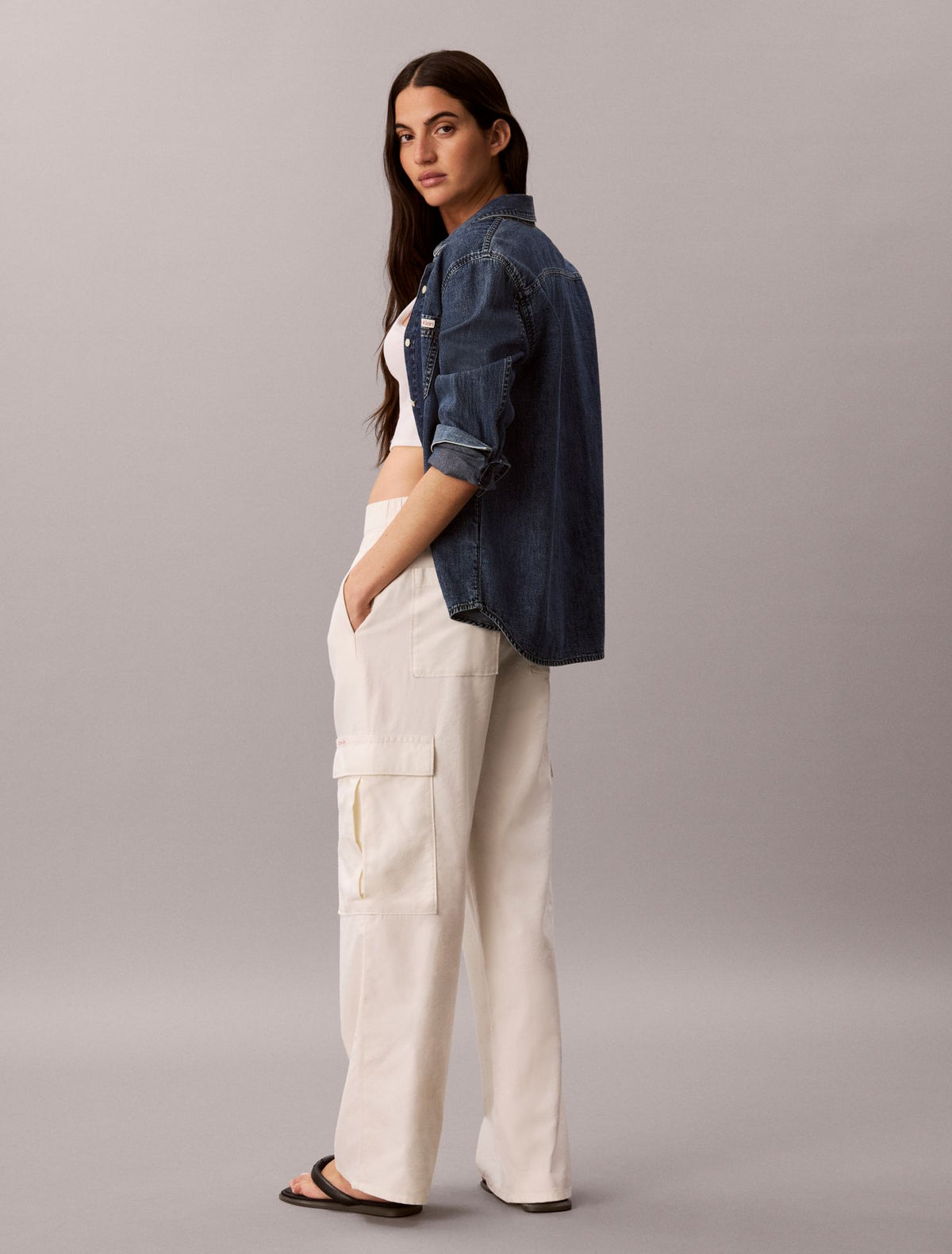 Calvin Klein Soft Twill Cargo Pants