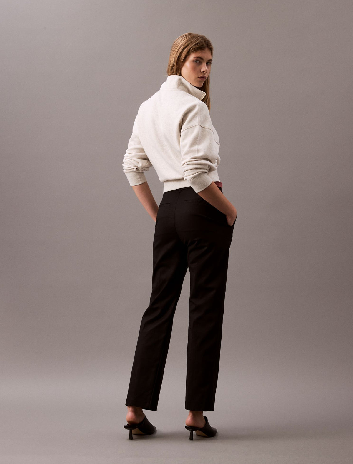 Calvin Klein Cotton Stretch Straight Fit Chino Pants