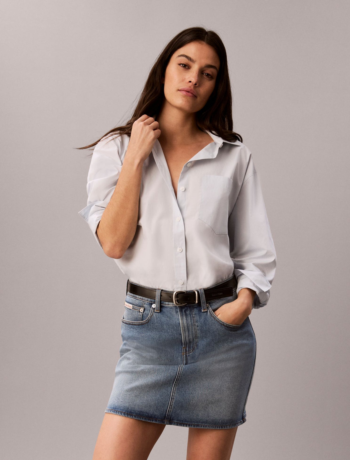 Calvin Klein 90s Denim Mini Skirt