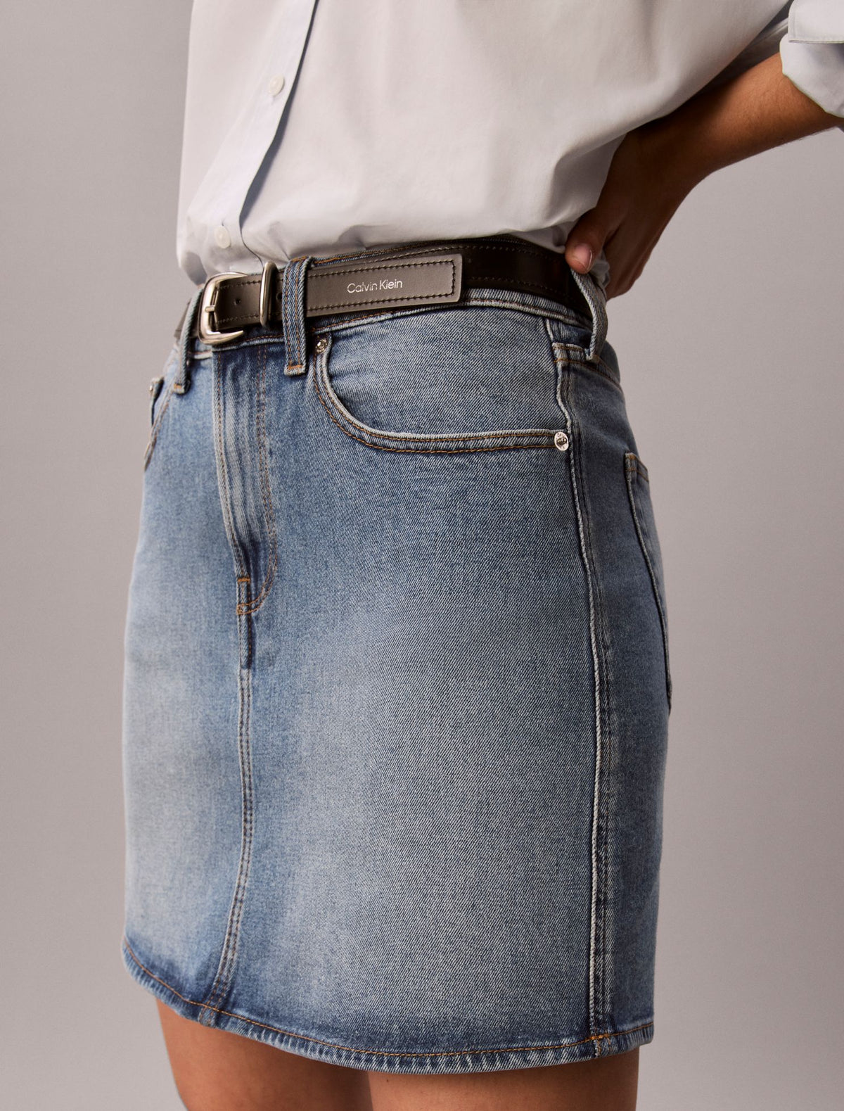 Calvin Klein 90s Denim Mini Skirt