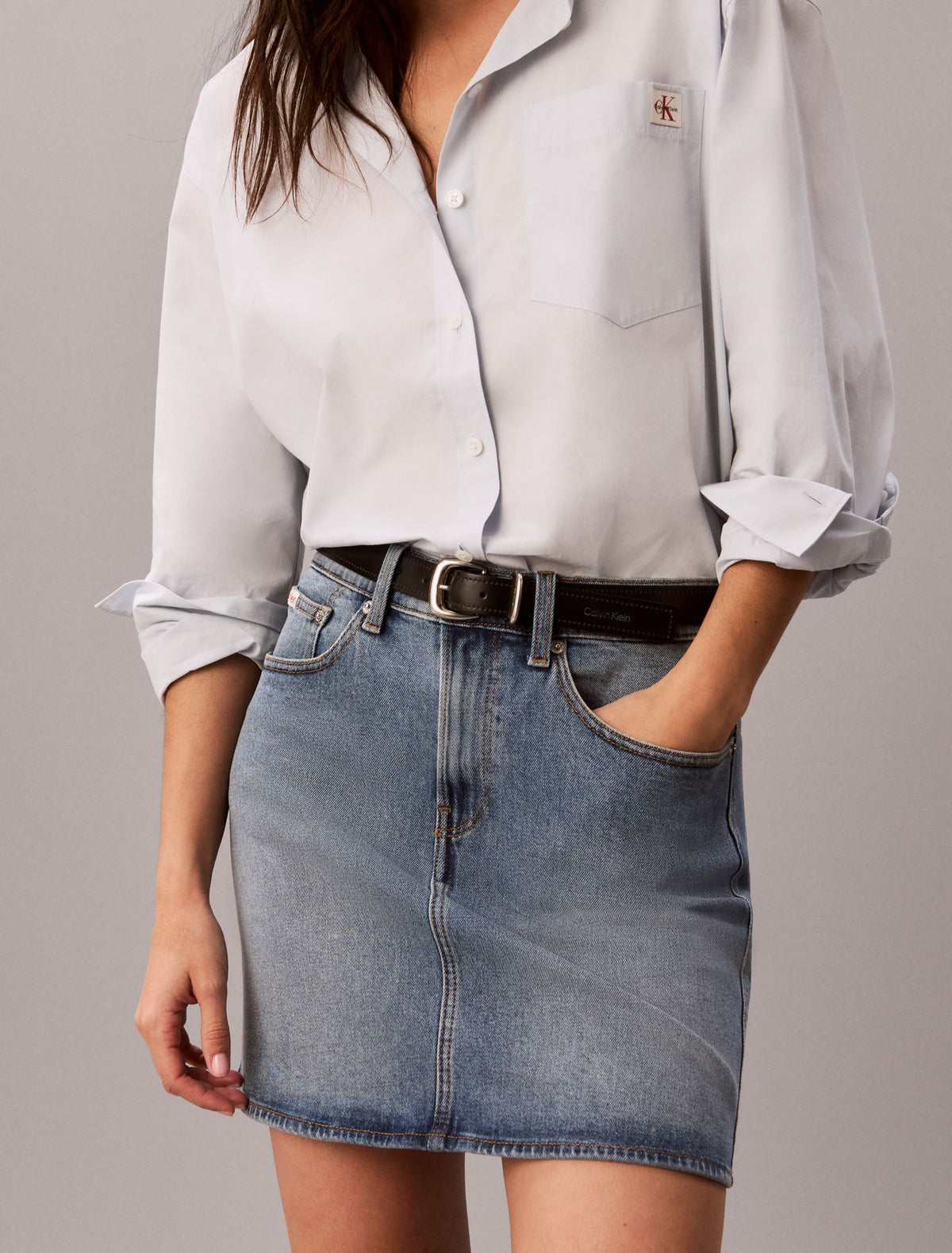 Calvin Klein 90s Denim Mini Skirt